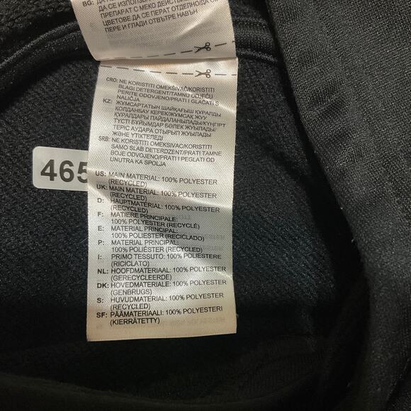 Adidas Men Hoodie size XL Black Long Sleeve Kangaroo Pouch Active Pullover - Picture 3 of 9